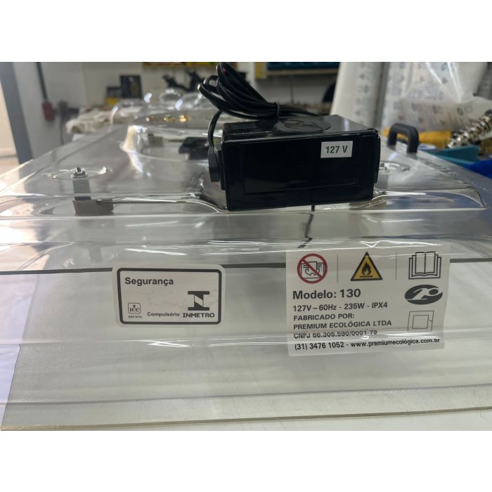 Chocadeira IP 130 (130 Ovos) controle digital de temperatura