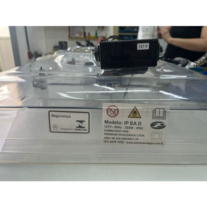 Chocadeira IP EA (Ema e Avestruz) controle digital de temperatura e umidade