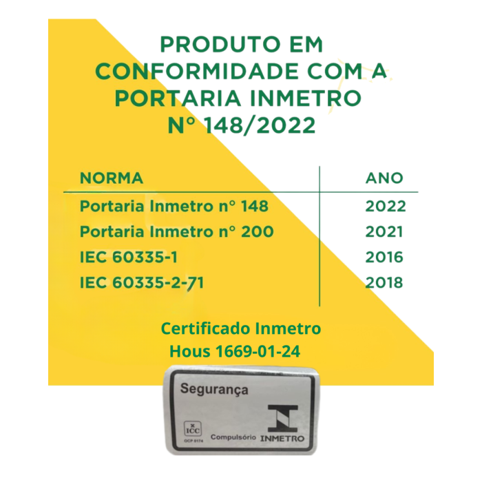 Chocadeira IP 35 (Não atende pássaros) CONTROLE DIGITAL DE TEMPERATURA E UMIDADE
