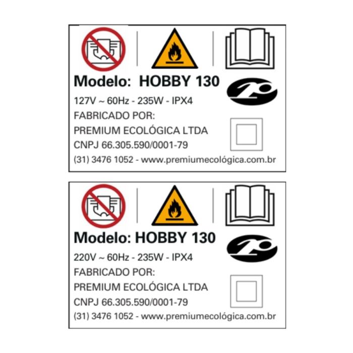 Chocadeira Hobby 130 (130 Ovos) controle digital de temperatura