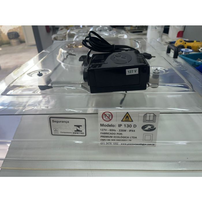 Chocadeira IP 130 (130 Ovos) CONTROLE DIGITAL DE TEMPERATURA E UMIDADE