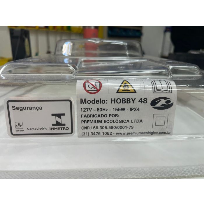 Chocadeira Hobby 48  (48 Ovos) controle digital de temperatura