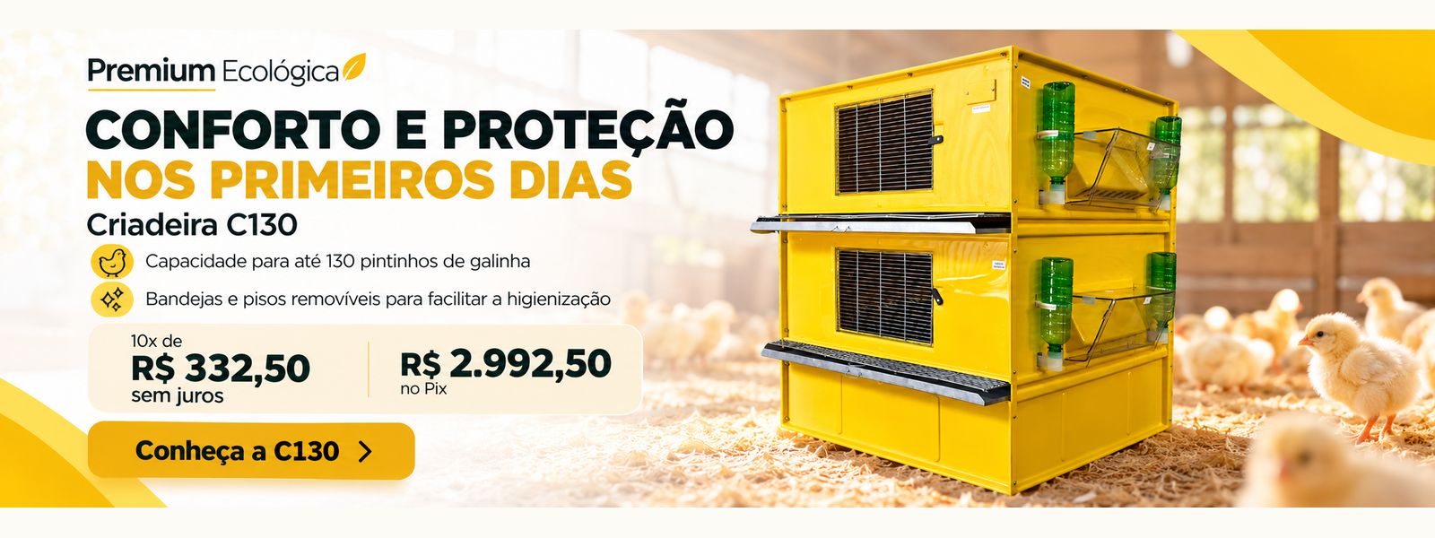Chocadeira IP 130 Premium Ecológica