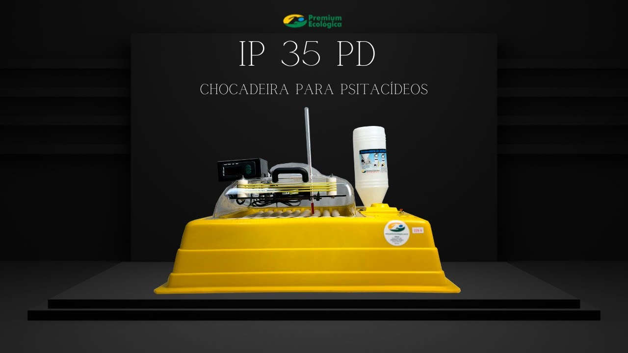 Chocadeira Premium Ecológica IP35P para pássaros